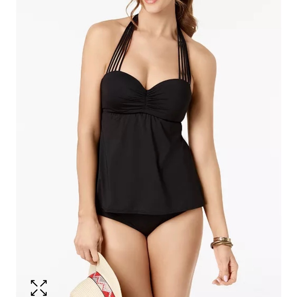 Coco Reef Bra-Size Underwire Five-Way Tankini Top 36/38D